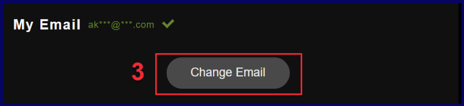 Change email on StripChat account